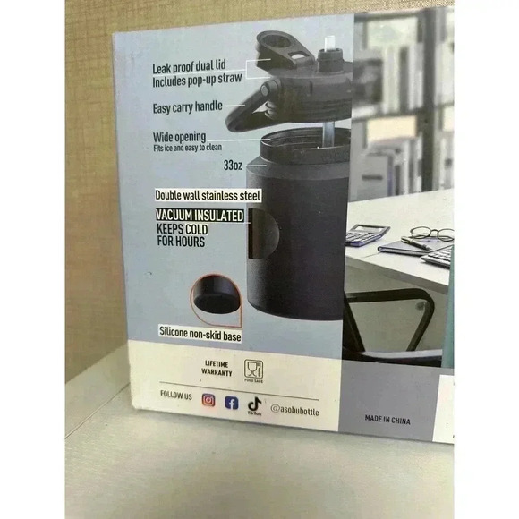 Asobu Mini Jug, 2 count, teal and black - Picture 4 of 4